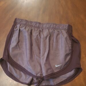 Nike Brown Athletic Shorts Dri-FIT Style